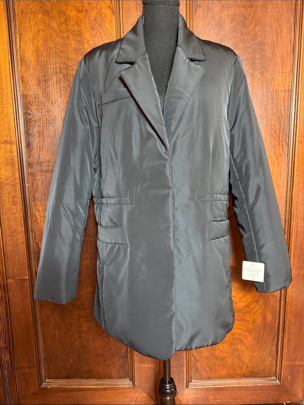 P.E Nation Black Back Stop Jacket